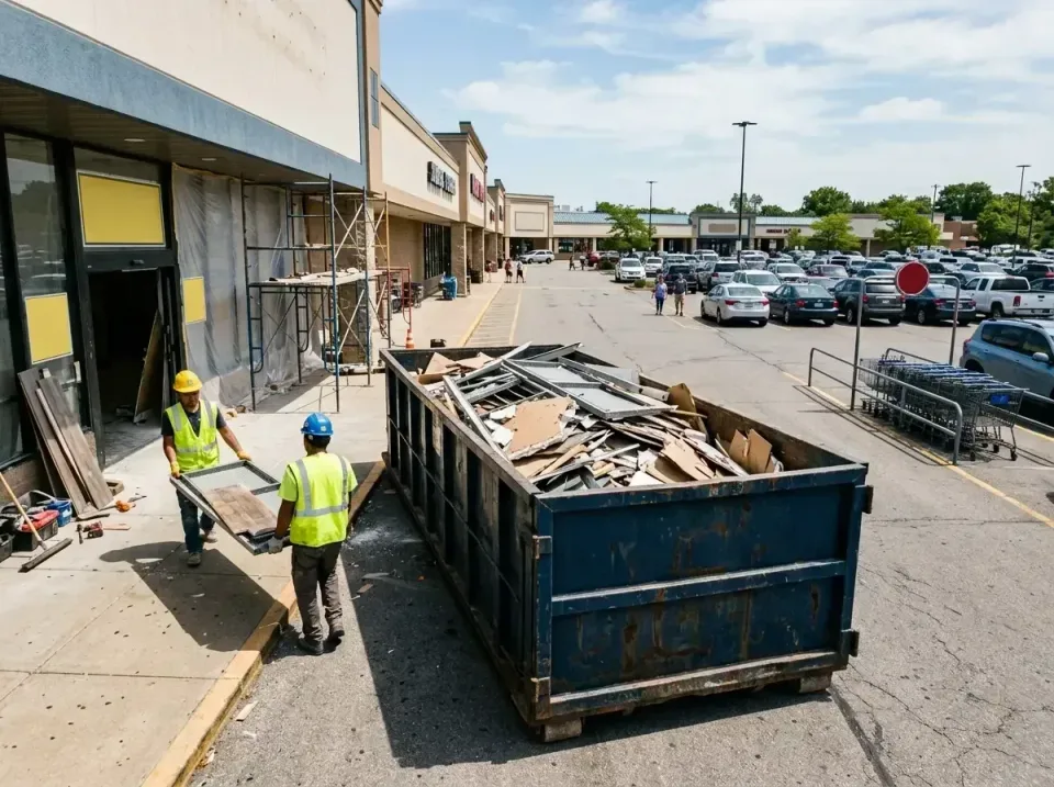 retail-store-renovation-debris-003 — frequently asked questions, Roll-off Dumpster Rentals in Bella Vista, AR
